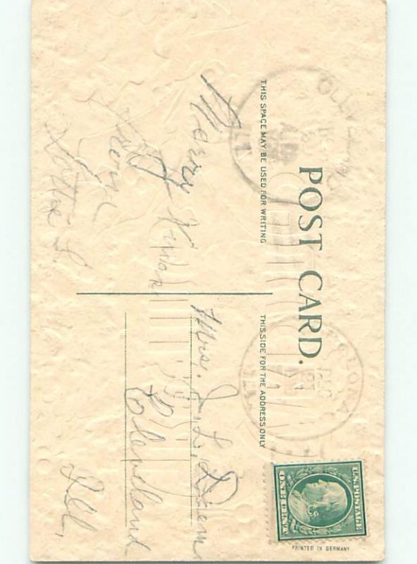 Divided-Back CHRISTMAS SCENE Great Postcard W8859