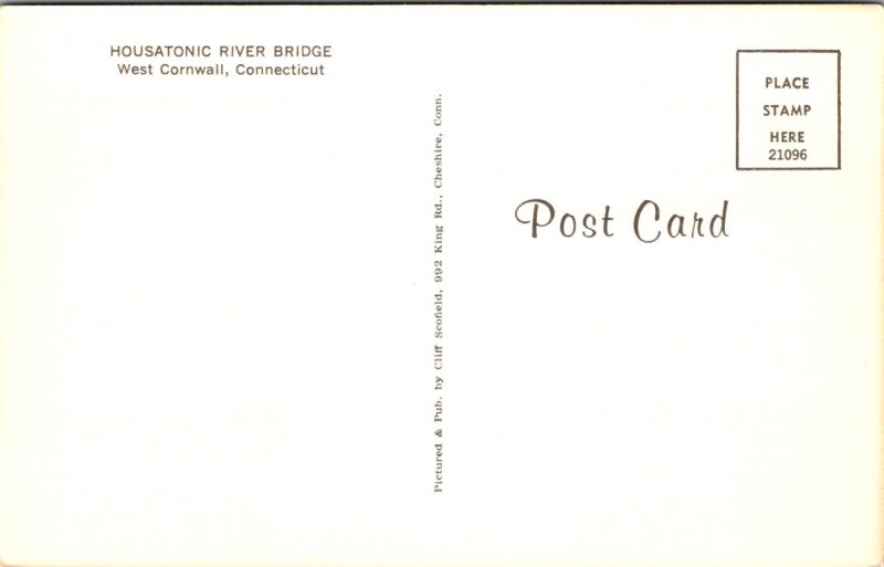 Connecticut, West Cornwall - Housatonic River Bridge - [CT-134]