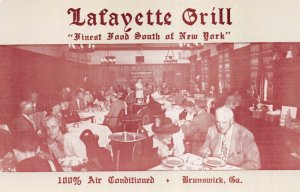 Postcard Lafayette Grill Restaurant in Brunswick, Georgia~125475