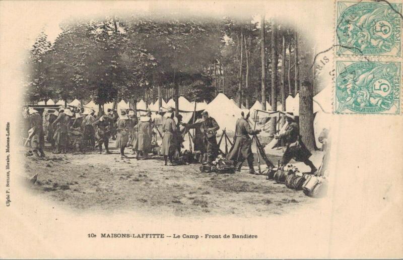 Military Maisons Laffitte Le Camp Front de Bandiére - 02.82