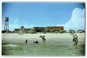 c1950's Pensacola Beach & Beach Casino Bathing Pensacola Florida FL Postcard