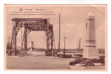 Draw Bridge, Nieuwport Belgium, Used 1948
