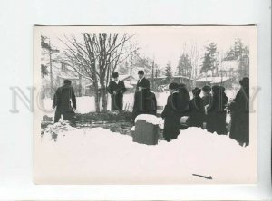 3182370 ESTONIA Funeral vintage photo