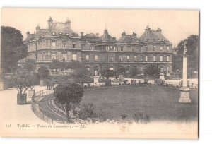 Paris France Postcard 1901-1907 The Palace of the Luxembourg View
