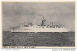 Canadian Pacific Liner Empress Of Britain Real Photo