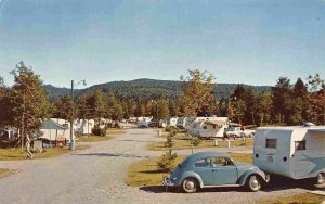 Trailer Camp Fundy National Park Alma New Brunswick Canada postcard