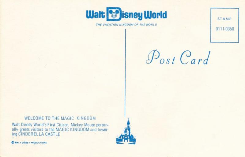 Mickey Mouse at Cinderella Castle - Walt Disney World FL, Florida