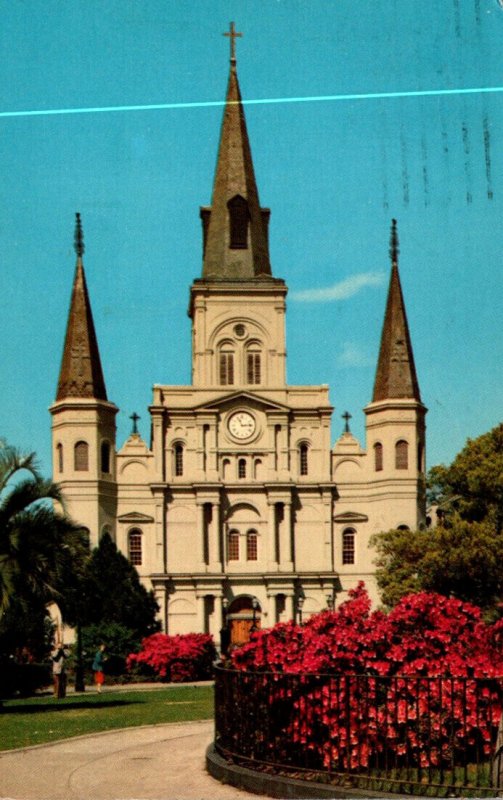 Louisiana New Orleans St Louis Cathedral 1965