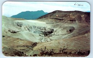 Irazu Volcano COSTA RICA 1955 Postcard