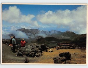 Postcard Spectacular Haleakala Volcanic Crater Maui Hawaii USA