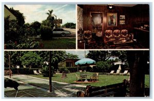c1960's Sea Wulf Inn Lake Worth Florida FL Multiview Vintage Unposted Postcard