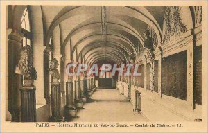 Old Postcard Paris Military Hospital of Val de Grace Corridor du Cloitre