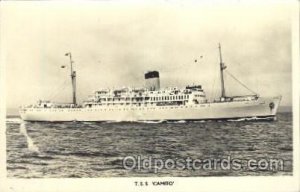 T.S.S. Camito Ocean Liner, Oceanliner Ship Writing on back crease left bottom...