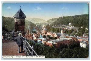 c1910 Valley of Pafaffenthal and Eich Luxembourg Unposted Antique Postcard