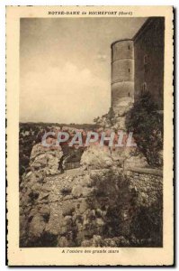 Old Postcard Notre Dame de Rochefort Gard Shadow of the great walls
