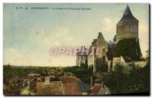 Old Postcard Chateaudun Chateau and the Faubourg Saint John