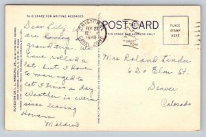 1940  San Blas Marine   Panama  Postcard