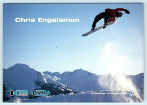 CHRIS ENGELSMAN ~ K2 Volkswagon Pro Snowboard Team VW Advertising 4x6 Postcard