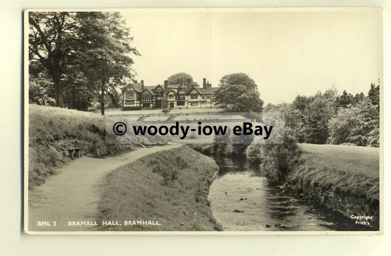 tp8624 - Cheshire - View from the Stream of Bramwell Hall, Bramwell -  postcard