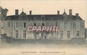 Postcard Old Luche Pringe Chateau of Grefferie