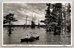 Tiptonville TN Out From Jim Hutchcrafts Place on Reelfoot Lake Postcard J28