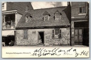 George Washington's Old Headquarters  Richmond  Virginia   Postcard  1907