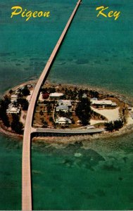 Florida Keys Aerial View Of Seven Mile Bridge Over Pigeon Key