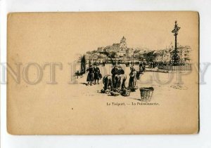 3150746 FRANCE Le TREPORT Fishermen Vintage postcard