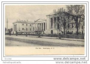 City Hall, Monument, Washington, D.C., pre-1907