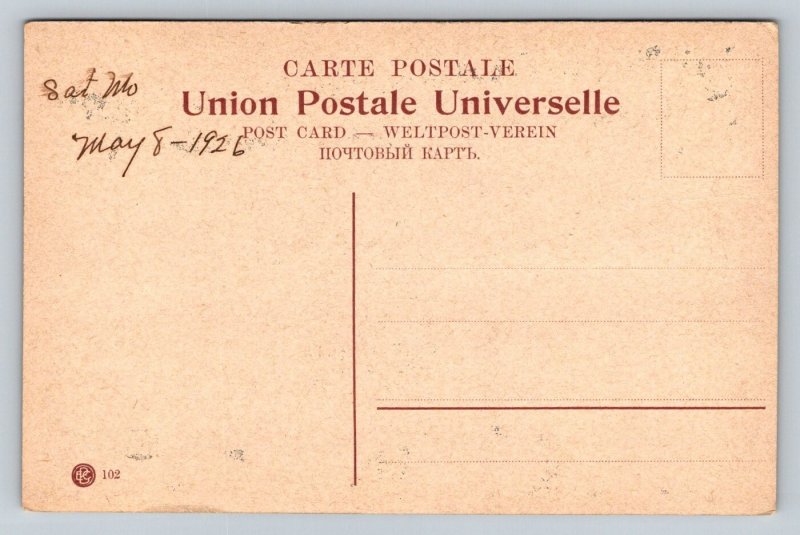 1926  The Dead Sea   Israel  Postcard