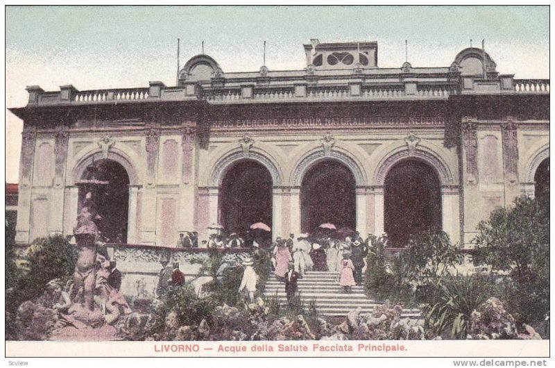 Acque Della Salute Facciata Principale, Livorno (Tuscany), Italy, 1900-1910s