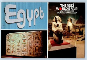 c1982 Egypt Pavilion Treasure The 1982 Worlds Fair Knoxville Tennessee Postcard