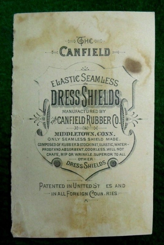 Canfield Elastic Seamless Dress Shields Composed Rubber Stockinet Waterproof Y2