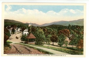 NH - North Woodstock. Mountain View House, View of Franconia Notch