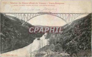 Old Postcard Viaduct Viaur Bridge Tanus Tarn Aveyron