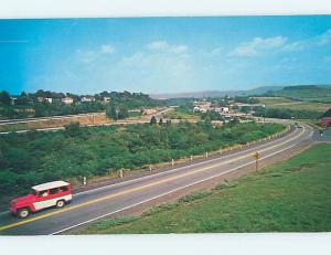 Unused Pre-1980 VIEW FROM MONTICUE MOTEL Donegal Pennsylvania PA n9410