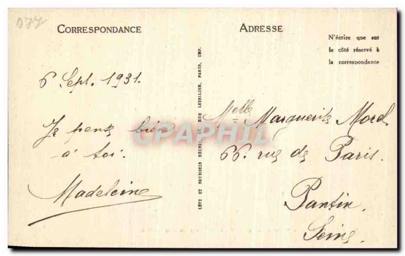 Old Postcard Meaux Old Eveche Allee A Garden