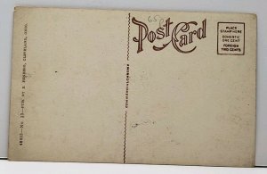 Cleveland Ohio Post Office and US Custom House 1920s Postcard G3