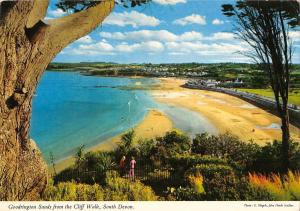 BR91351 goodrington sands from the cliff walk south devon  uk