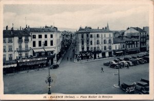 France Valence Place Madier de Montjau Vintage Postcard 04.97