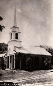 RPPC  Grafton Illinois  Church Real Photo  Postcard