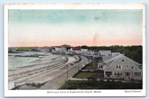 KENNEBUNK BEACH, ME Maine ~ View BEACH & HOUSES  c1910s York County Postcard
