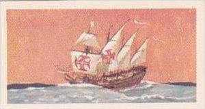 Brooke Bond Vintage Trade Card Saga Of Ships 1970 No 6 Portuguese Caravel