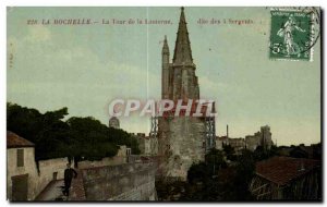 Old Postcard La Rochelle Lantern Tower called Sergeants