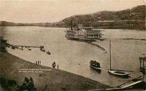 C-1910 Pleasure Steamer Princess Ohio River Norwood Souvenir postcard 7162