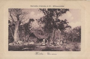 Angola Mossamedes Antique Um Arimo Portugal Old Postcard