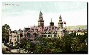 Postcard Old Zurich Tonhalle