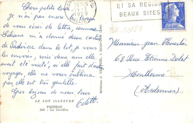 BR10189 Padirac lle gouffre  france