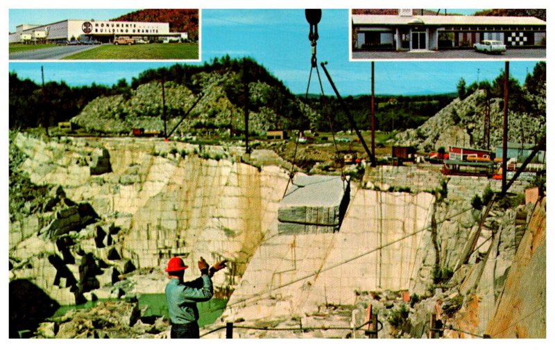 Vermont  Barre Rock of Ages Granite Quarry