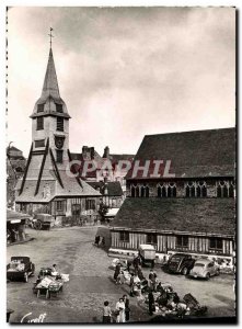 Postcard Old Honfleur Sainte Catherine Church Walk